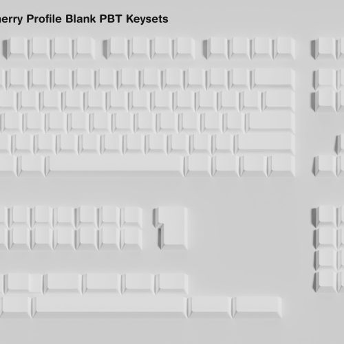 KFA Cherry Profile Blank PBT Keysets - KeebsForAll