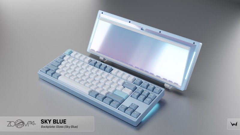 ZoomTKL SkyBlue Glass SkyBlue