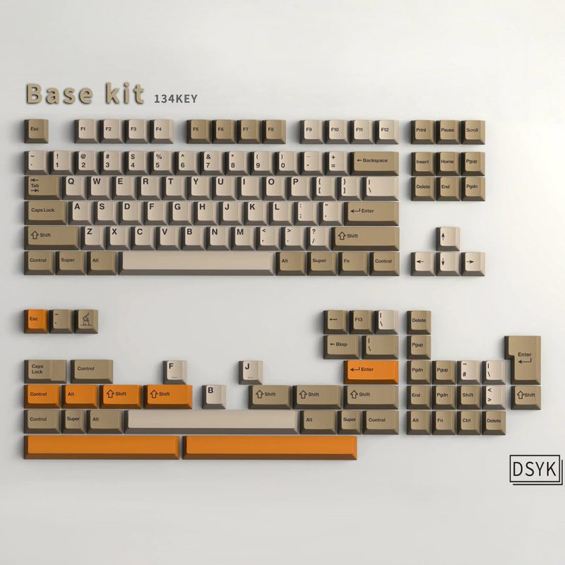 DSYK LOGGING THEME PBT KEYCAP Layout